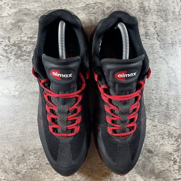 Nike Air Max 95+ BB Black Sport Red 511307-061 Men\'s Shoes Size 10